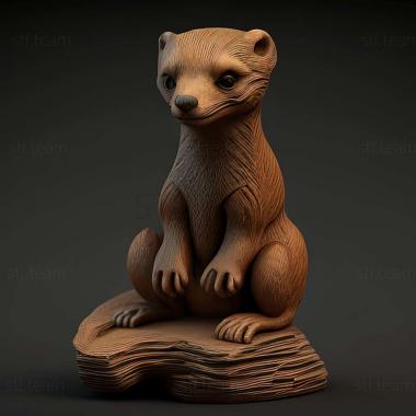 3D model Mustelus higmani (STL)